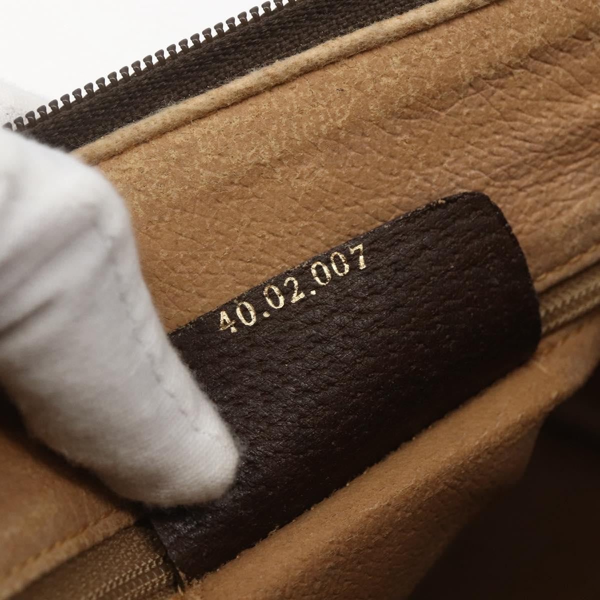 Gucci Vintage Interlocking G Boston Bag GG Coated Canvas, BEIGE, PVC, Travel bag