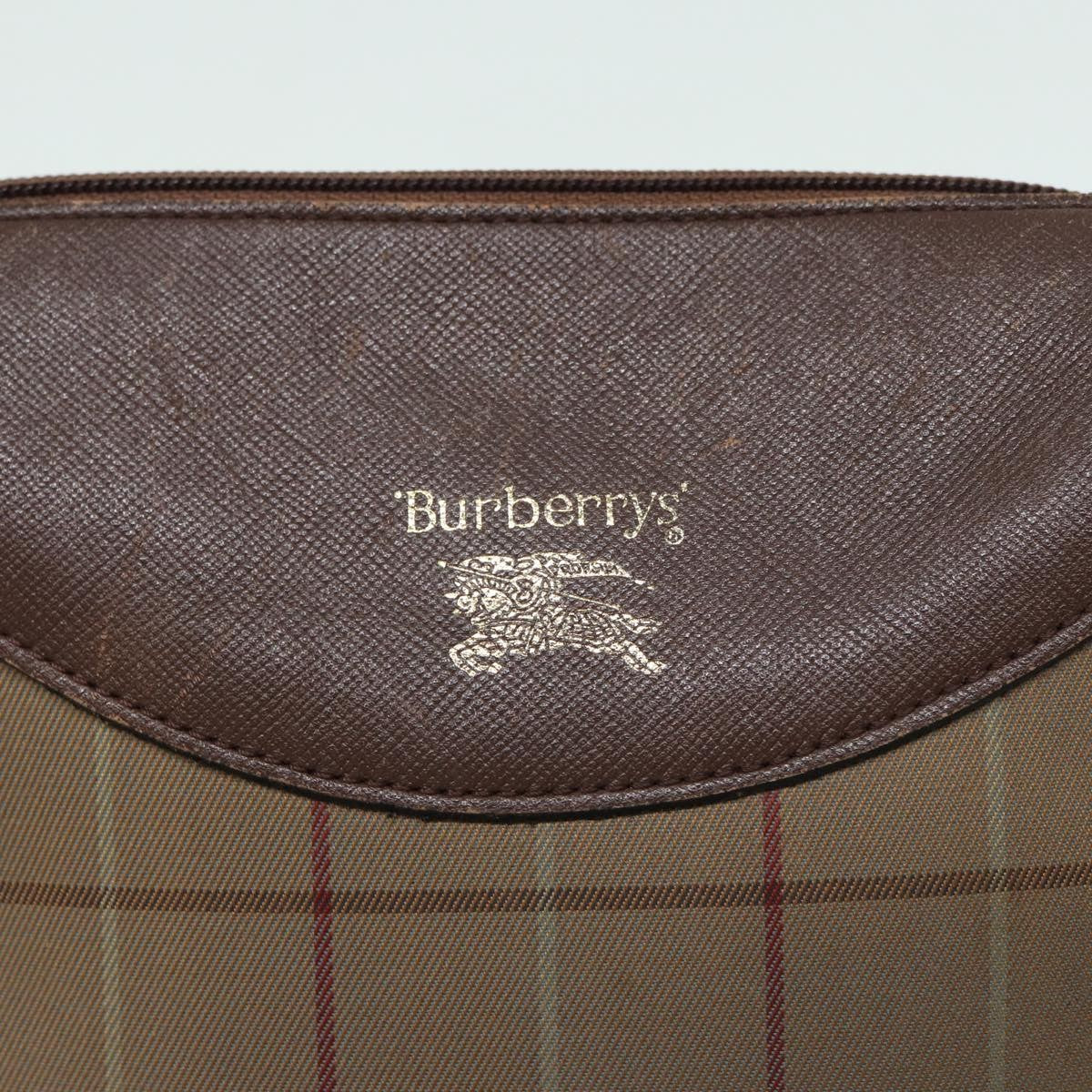 Burberry Nova check Shoulder bag Canvas, BEIGE, CANVAS, Shoulder bag