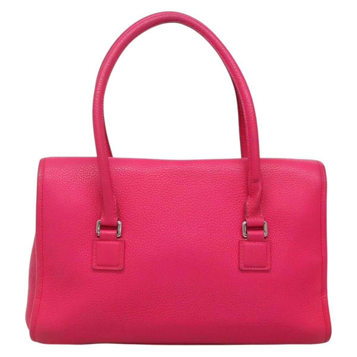 Loewe Alamo Handbag Leather, PINK, LEATHER, Handbag