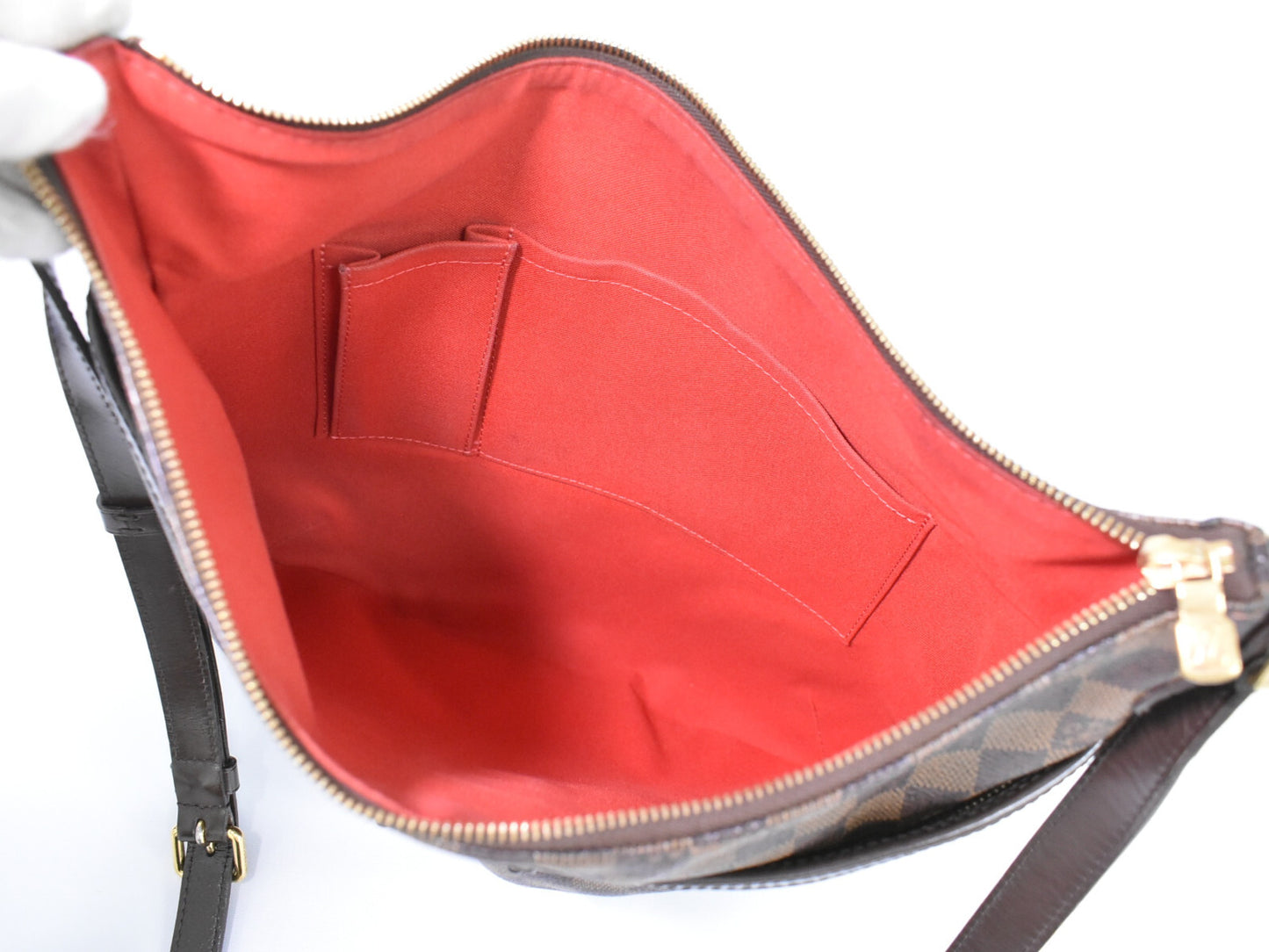 Louis Vuitton Bloomsbury Handbag Damier, BROWN, CANVAS, Shoulder bag