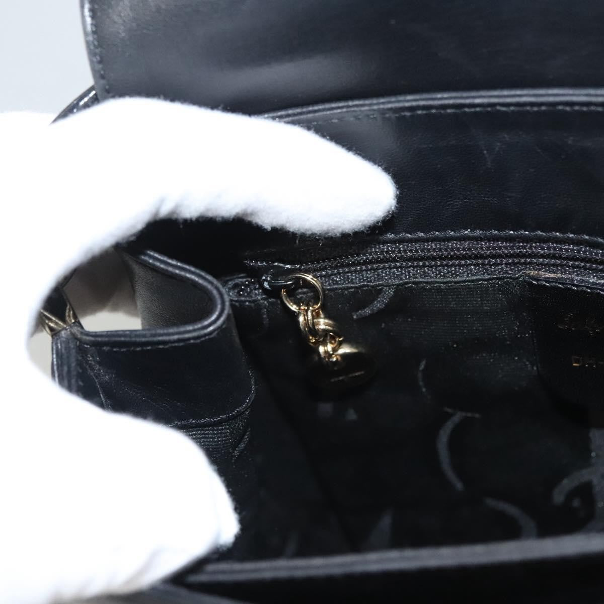 Salvatore Ferragamo Flap Handbag Leather, BLACK, LEATHER, Handbag