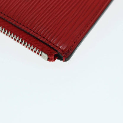 Louis Vuitton Pochette Jour Epi Leather, RED, LEATHER, Clutche & pouche