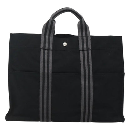 Hermes Fourre-tout Herline Fourre-tout Herline, BLACK, CANVAS, Tote bag