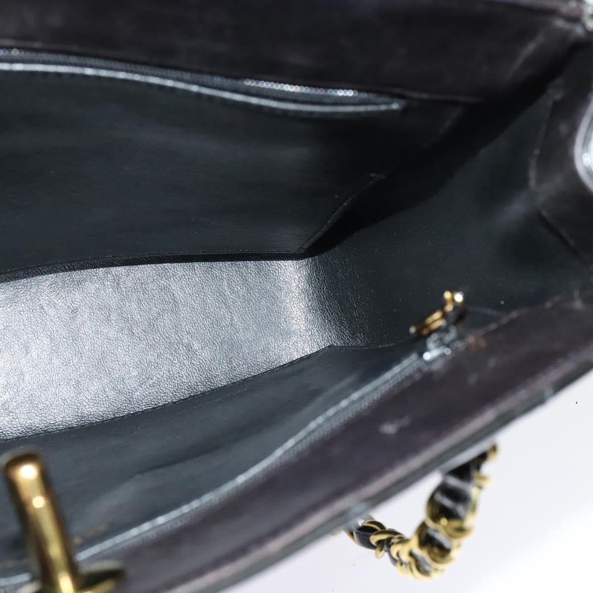 Chanel Chain Shoulder Bag Patent leather, BLACK, PATENT_LEATHER, Shoulder bag