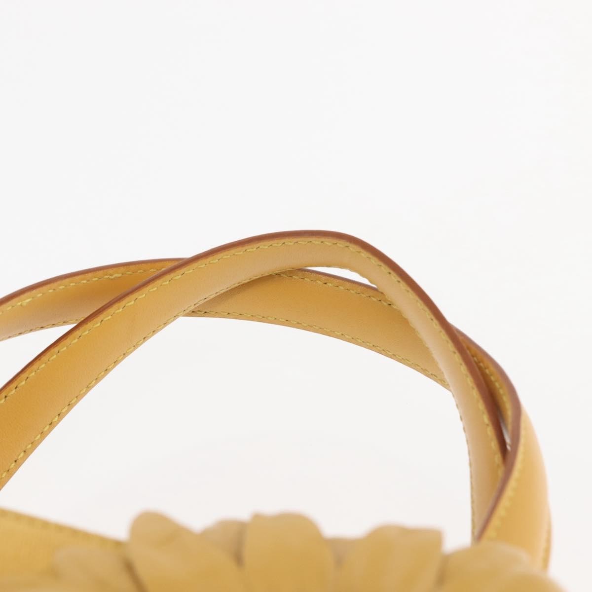 Salvatore Ferragamo Flower tote Canvas, YELLOW, CANVAS, Tote bag