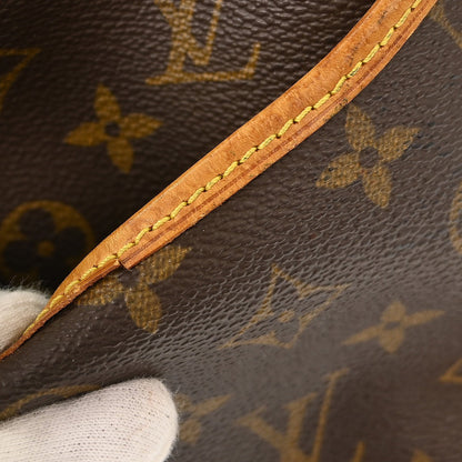 Louis Vuitton Deauville Handbag Monogram Canvas, BROWN, CANVAS, Handbag