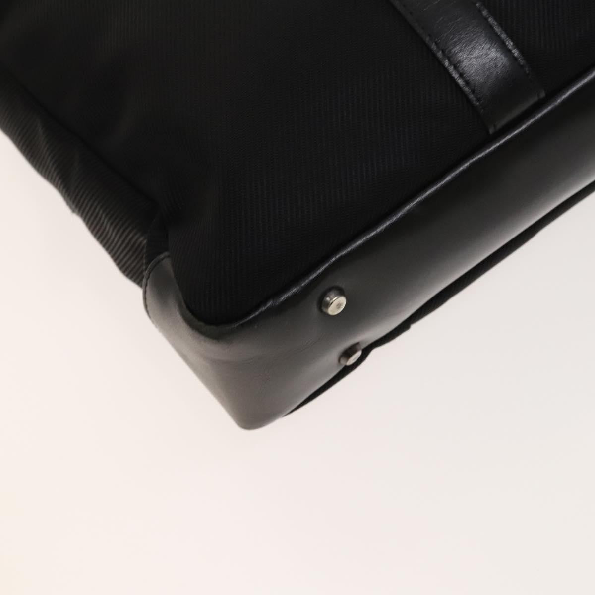 Burberry Black Label Business Bag Canvas, BLACK, CANVAS, Briefcase