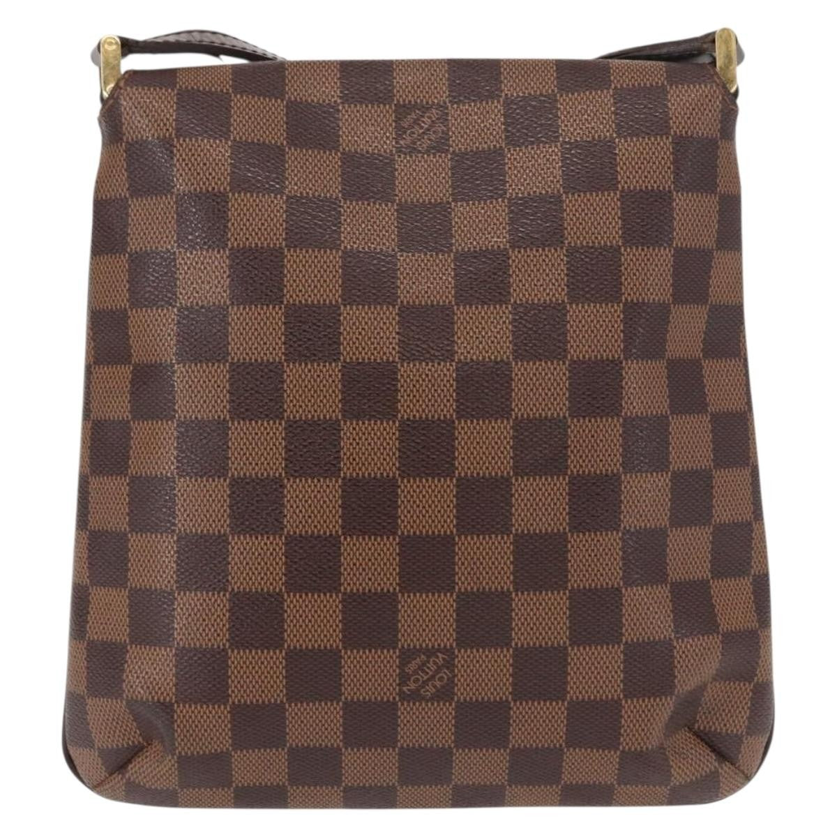 Louis Vuitton Musette Salsa Handbag Damier Canvas, BROWN, CANVAS, Shoulder bag