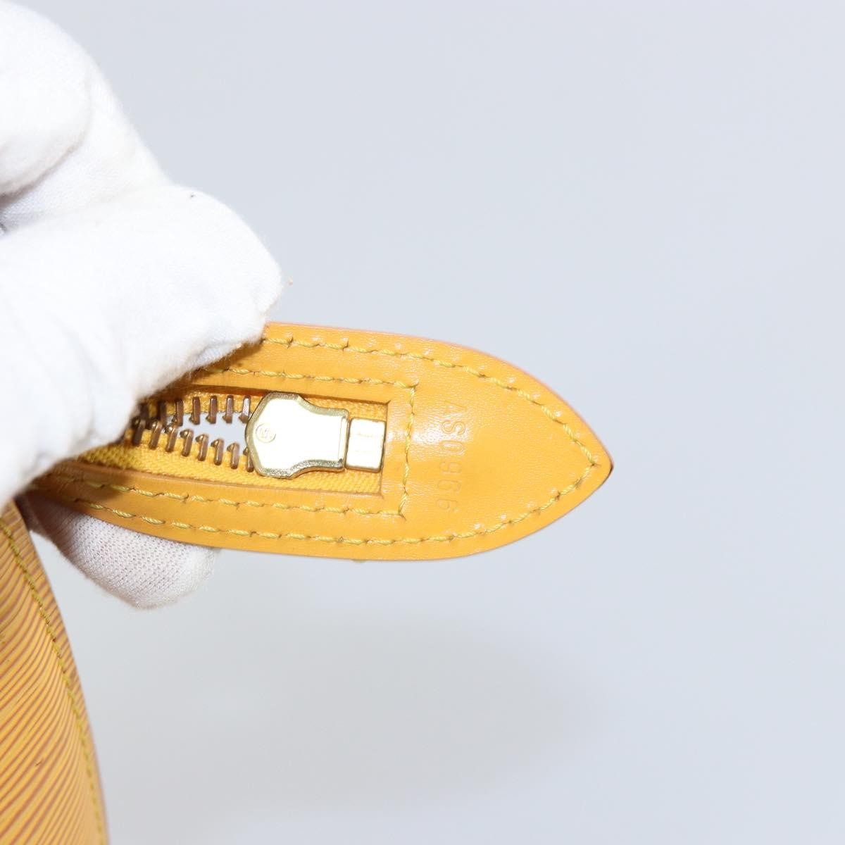 Louis Vuitton Saint Jacques Handbag Epi Leather, YELLOW, LEATHER, Shoulder bag