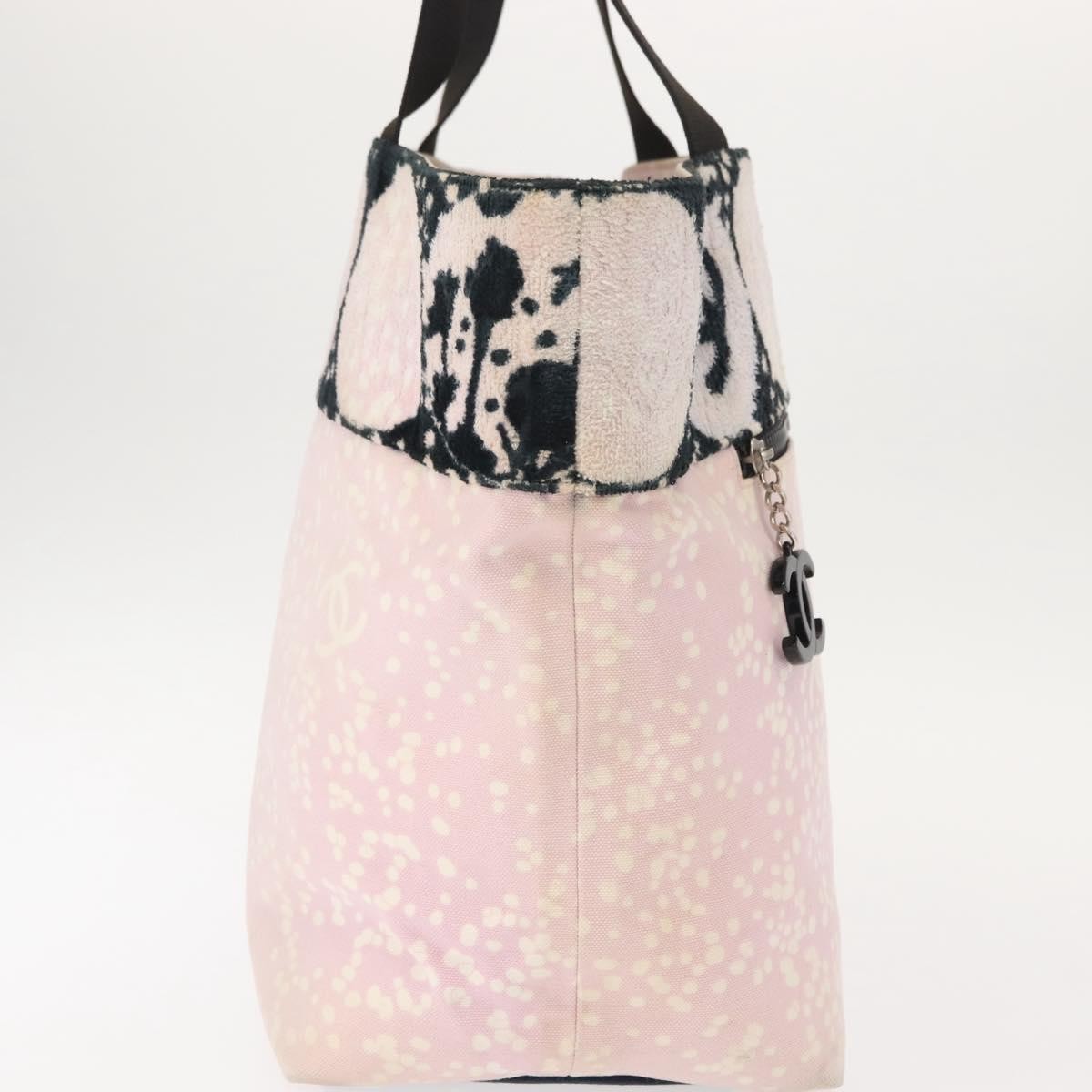Chanel Vintage Tote Canvas, PINK, CANVAS, Tote bag