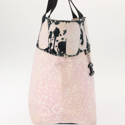 Chanel Vintage Tote Canvas, PINK, CANVAS, Tote bag