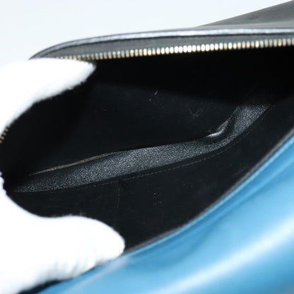 Celine Trapeze Bag Leather, BLUE, LEATHER, Handbag