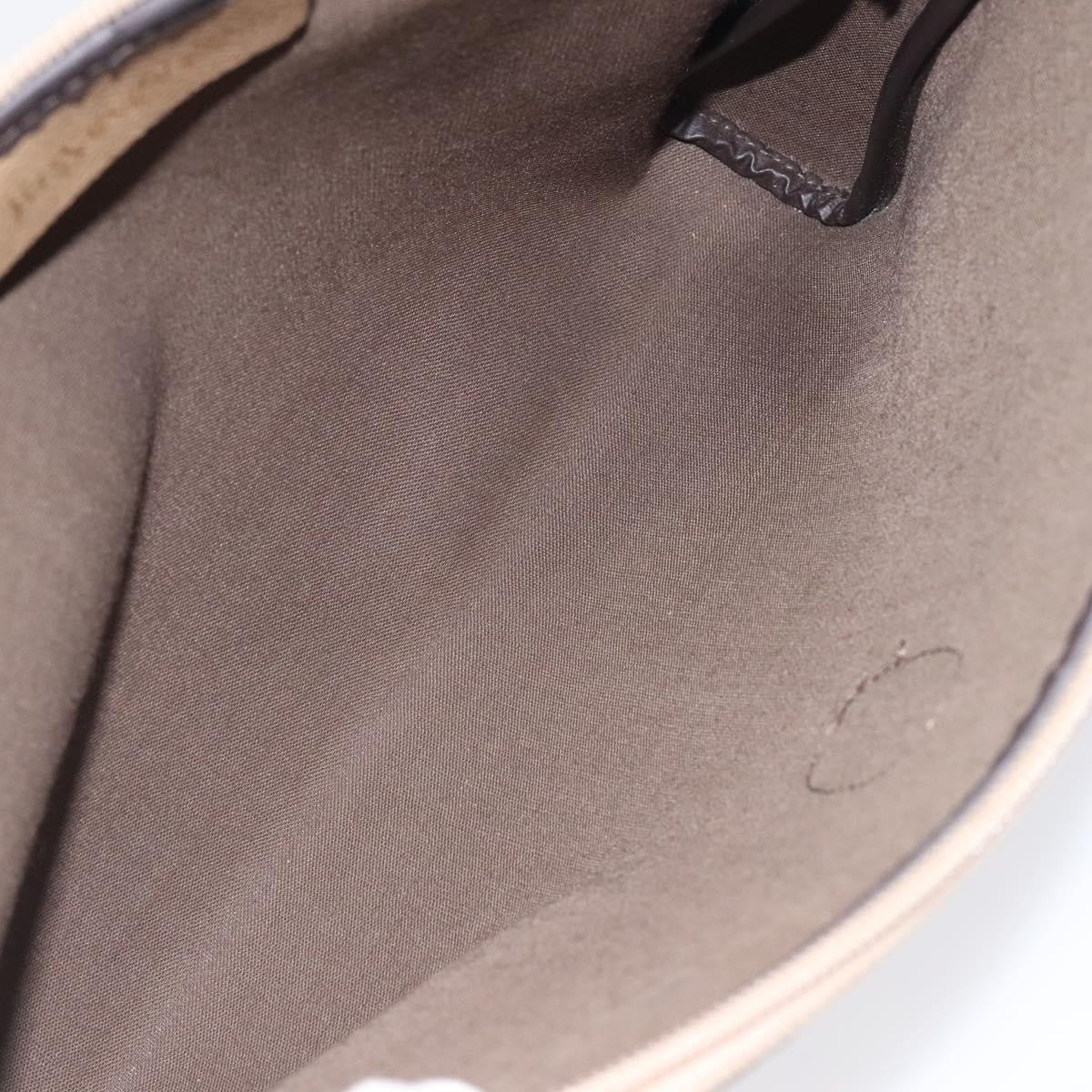 Saint Laurent Vintage Clutch PVC, BROWN, PVC, Clutche & pouche