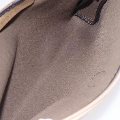 Saint Laurent Vintage Clutch PVC, BROWN, PVC, Clutche & pouche