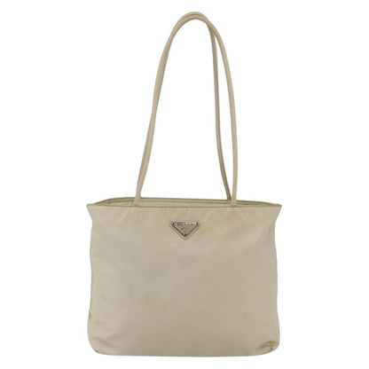 Prada Vintage Tote Tessuto, SILVER, NYLON, Tote bag