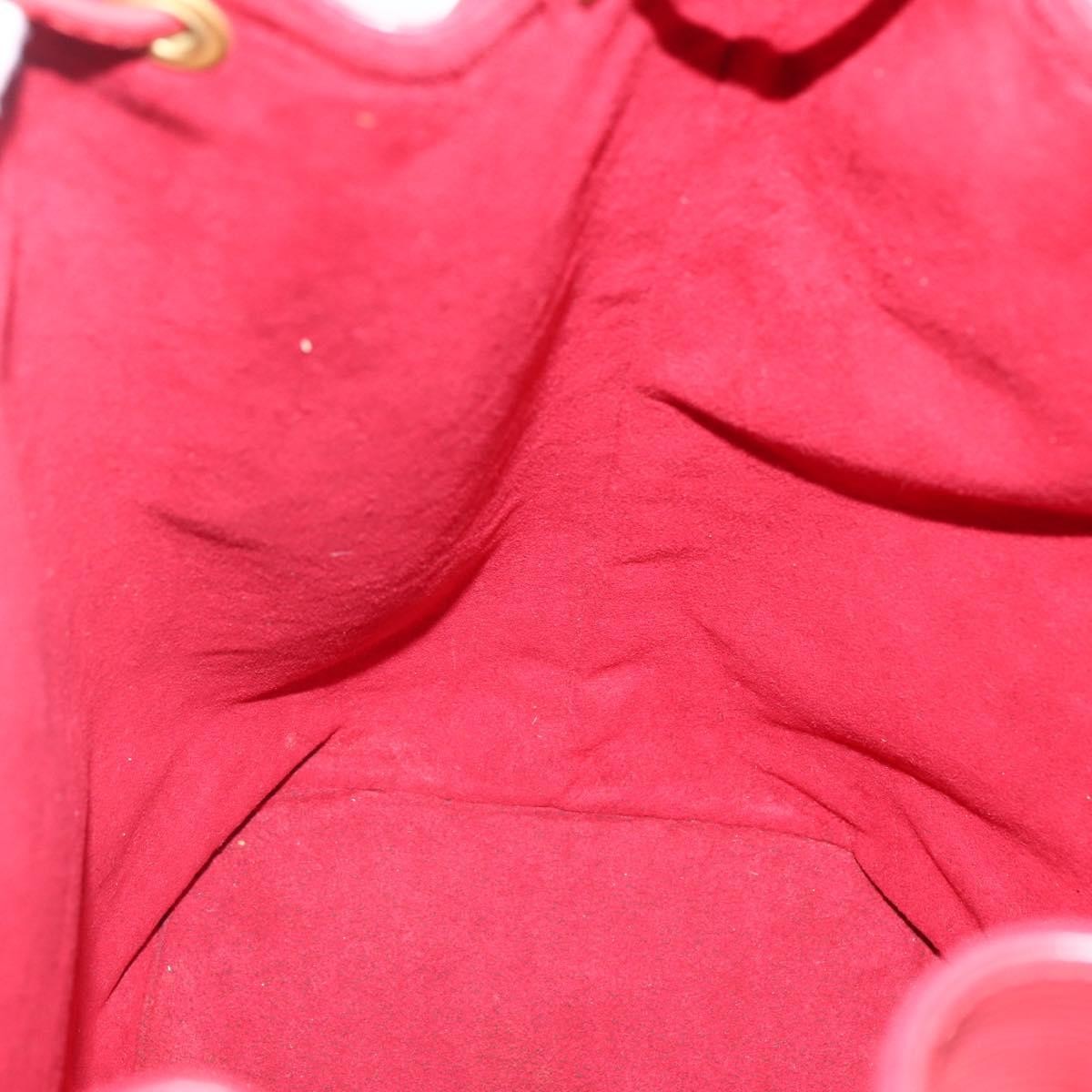 Louis Vuitton Noe Shoulder bag Leather, RED, LEATHER, Shoulder bag