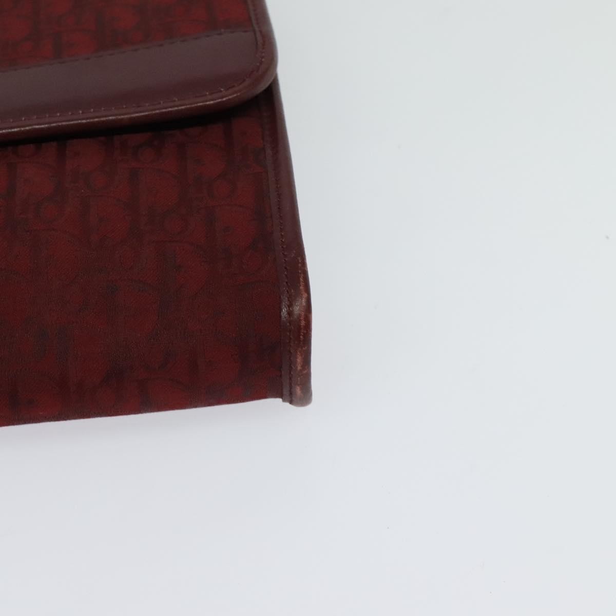 Christian Dior Vintage Trotteur Chain shoulder bag Canvas, RED, CANVAS, Shoulder bag