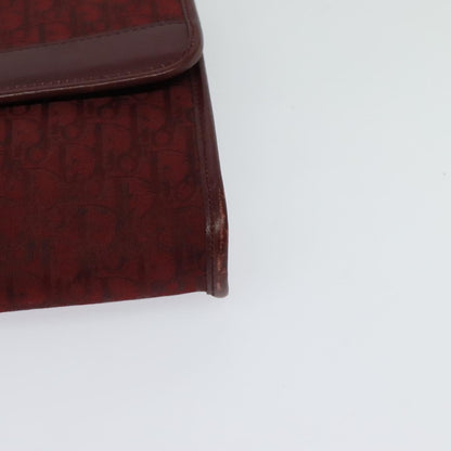 Christian Dior Vintage Trotteur Chain shoulder bag Canvas, RED, CANVAS, Shoulder bag