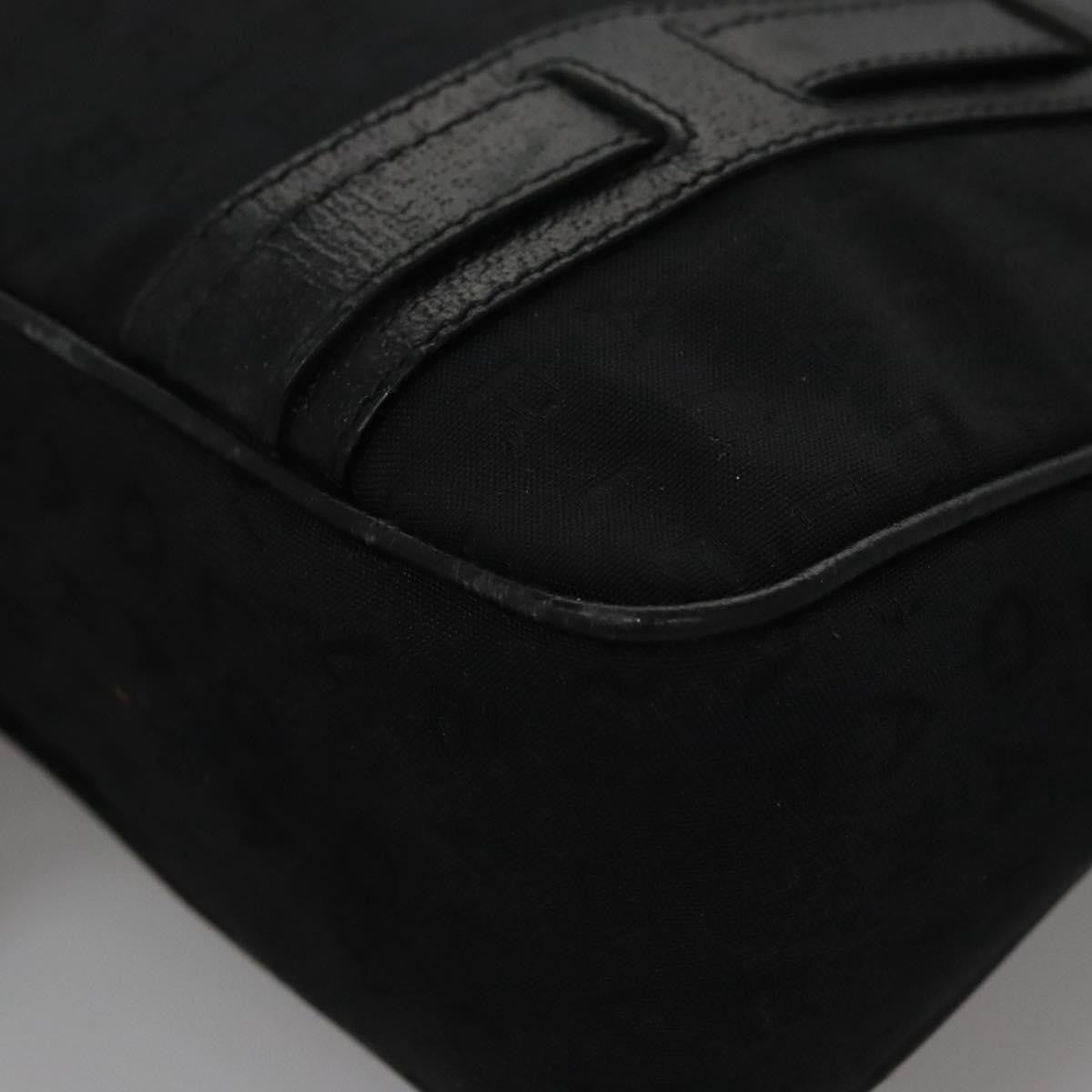 Bvlgari B.Zero1 Logomania Bag Canvas with Leather, BLACK, CANVAS, Handbag