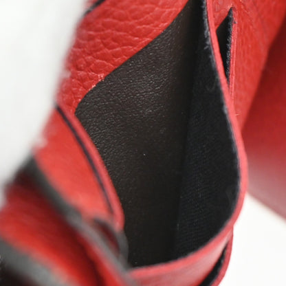 Louis Vuitton Pont Neuf Wallet Monogram Empreinte Leather, RED, LEATHER, Wallets