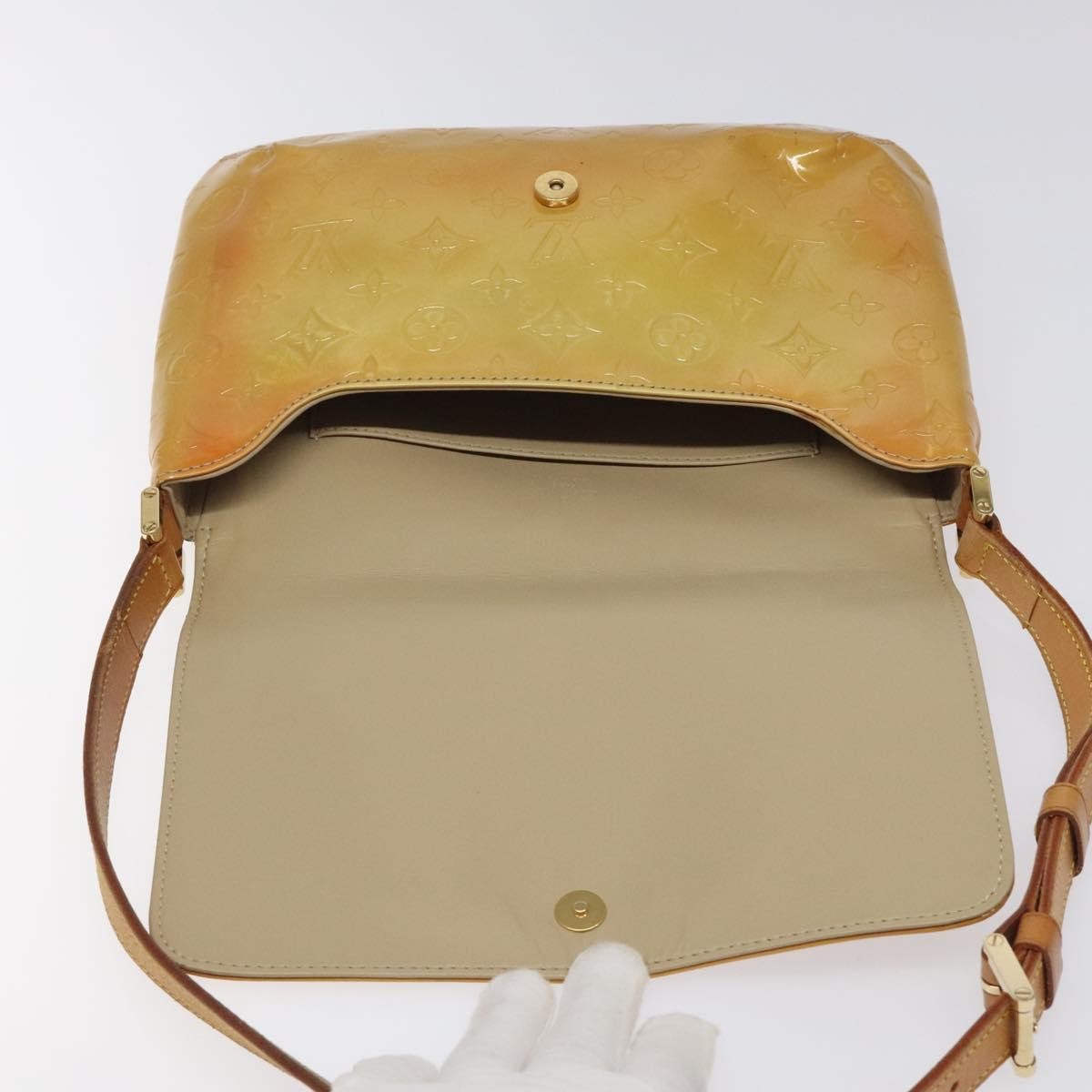 Louis Vuitton Thompson Street Handbag Monogram Vernis, BEIGE, PATENT_LEATHER, Handbag