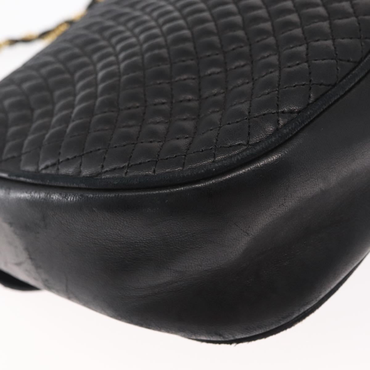 Bally Vintage Shoulder Bag Leather, BLACK, LEATHER, Shoulder bag