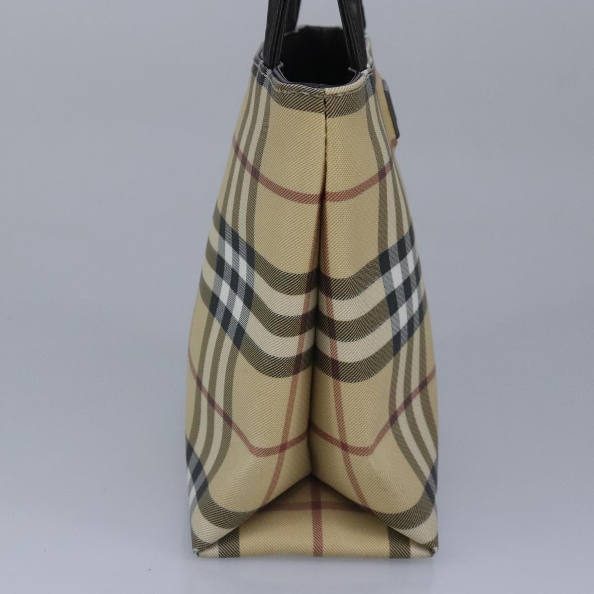 Burberry Nova Check Tote canvas check pattern, BEIGE, CANVAS, Handbag