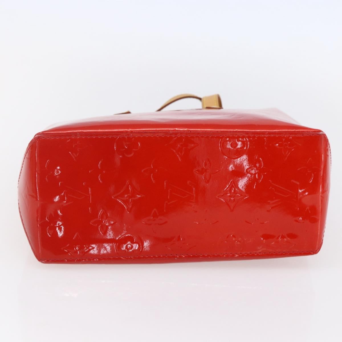 Louis Vuitton Reade Handbag Monogram Vernis, RED, PATENT_LEATHER, Handbag