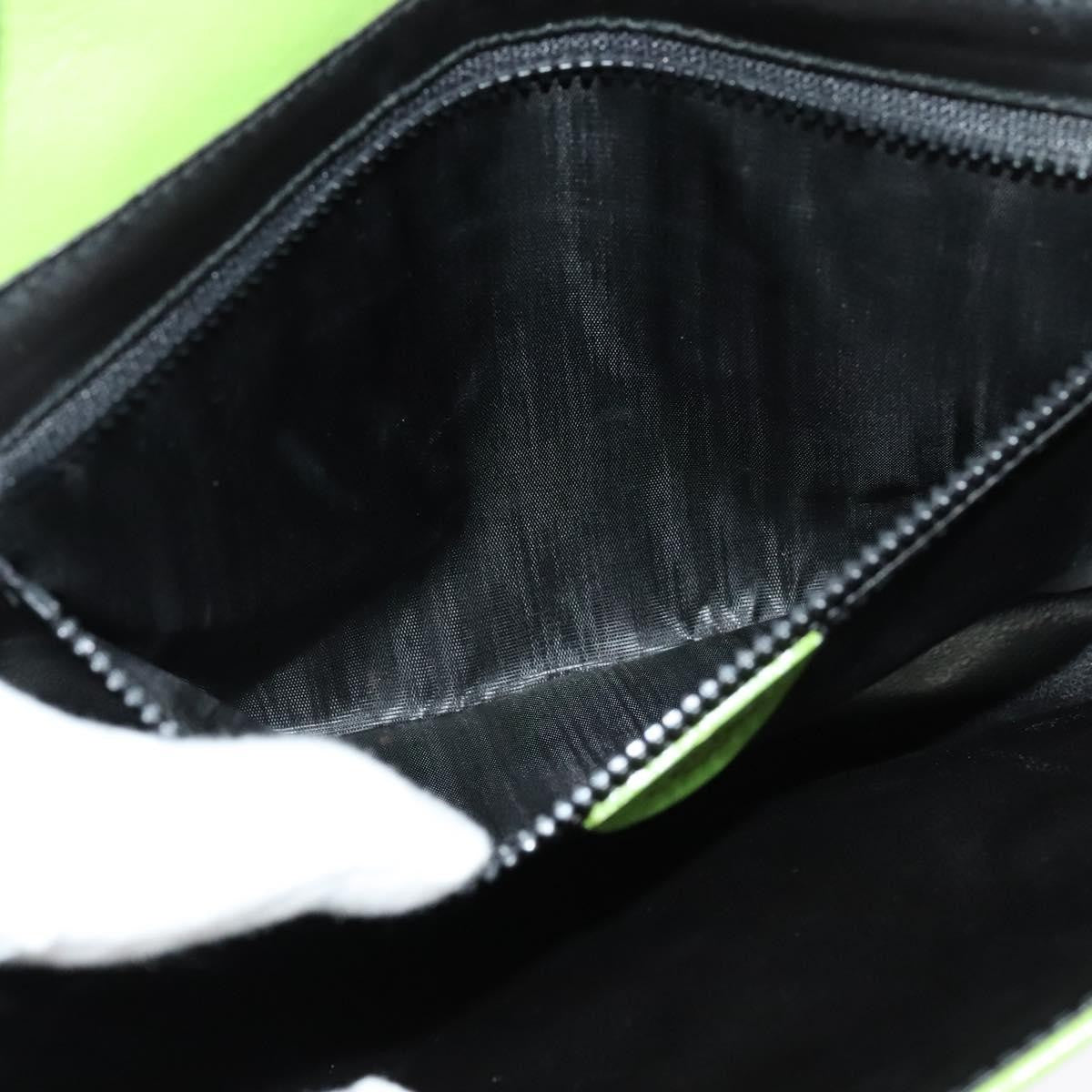 Celine Flap Shoulder Bag Leather, GREEN, LEATHER, Shoulder bag