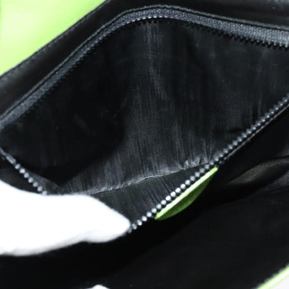 Celine Flap Shoulder Bag Leather, GREEN, LEATHER, Shoulder bag