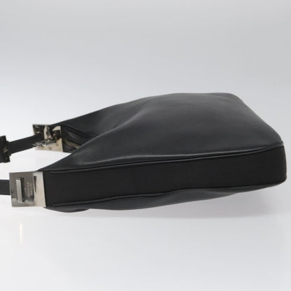 Gucci Attache Shoulder Bag Leather, BLACK, LEATHER, Shoulder bag