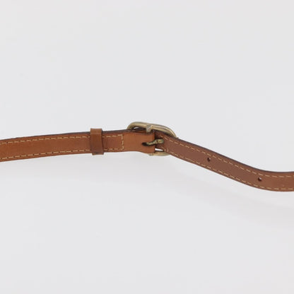 Celine Vintage Macadam Shoulder Bag Canvas, Brown, PVC, Shoulder Bag