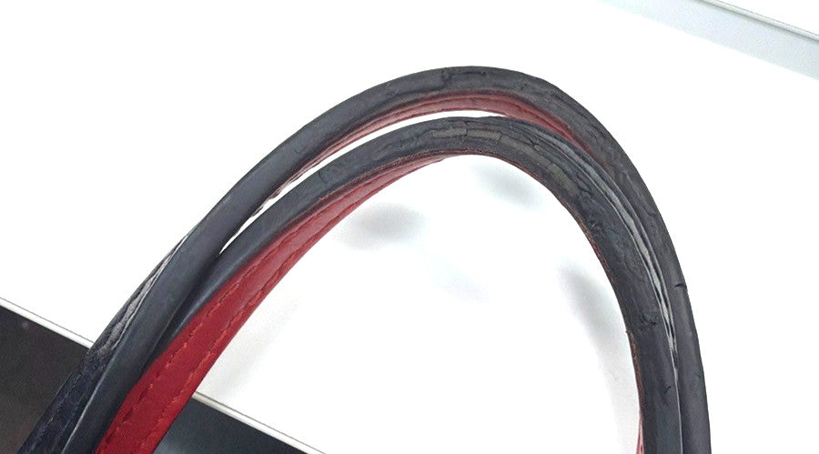 Christian Louboutin Cabata Empire Tote Studded Leather, BLACK, LEATHER, Handbag