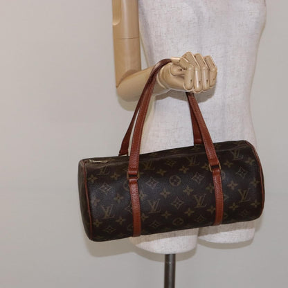 Louis Vuitton Papillon Handbag Monogram Canvas, BROWN, CANVAS, Handbag