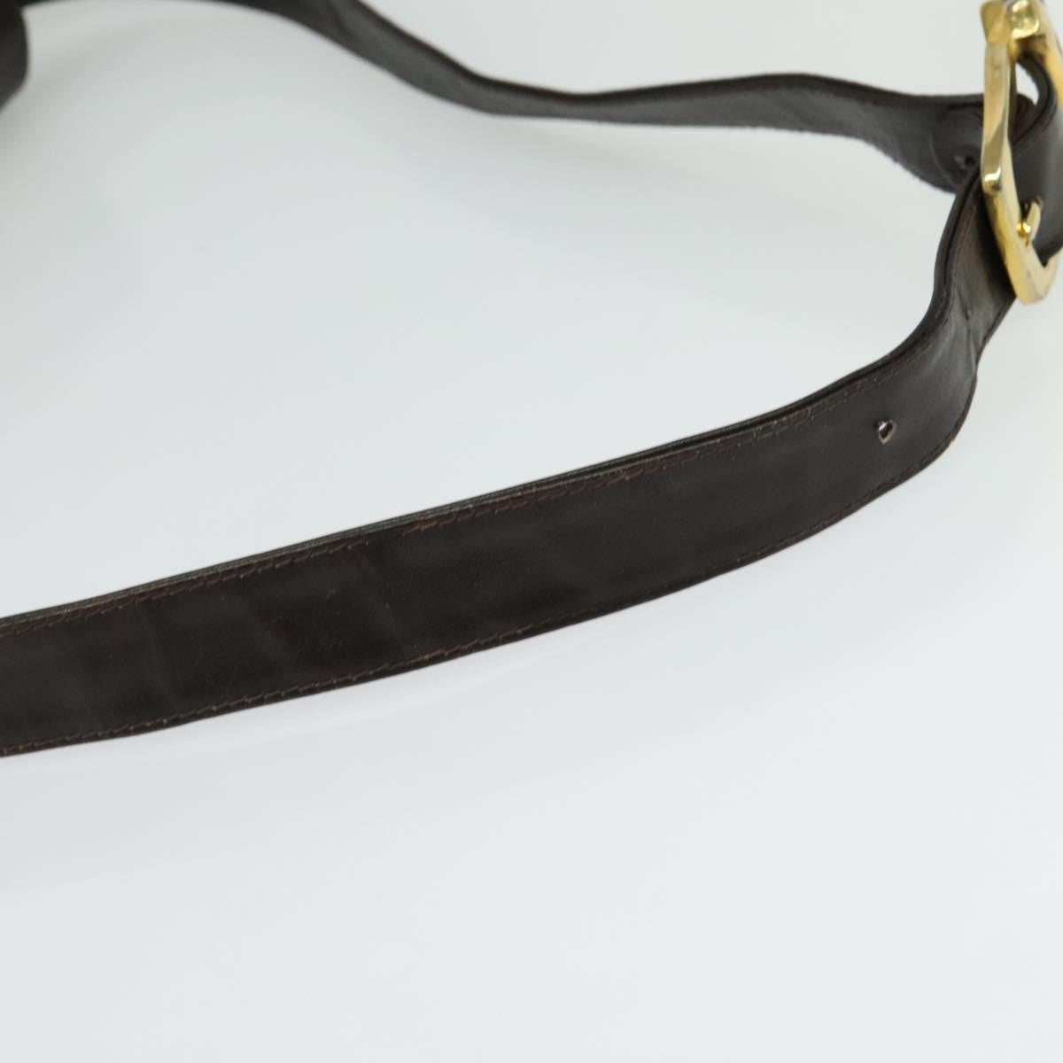 Celine C Sulky Shoulder bag Canvas and Leather, BEIGE, CANVAS, Shoulder bag