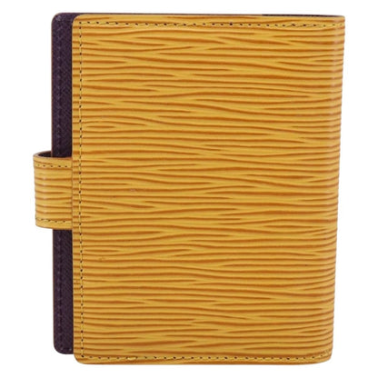Louis Vuitton Agenda Cover Epi Leather, YELLOW, LEATHER, Wallets