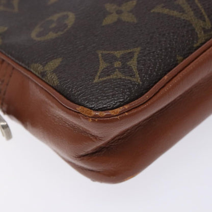 Louis Vuitton Monogram Clutch Monogram Canvas, BROWN, CANVAS, Clutche & pouche