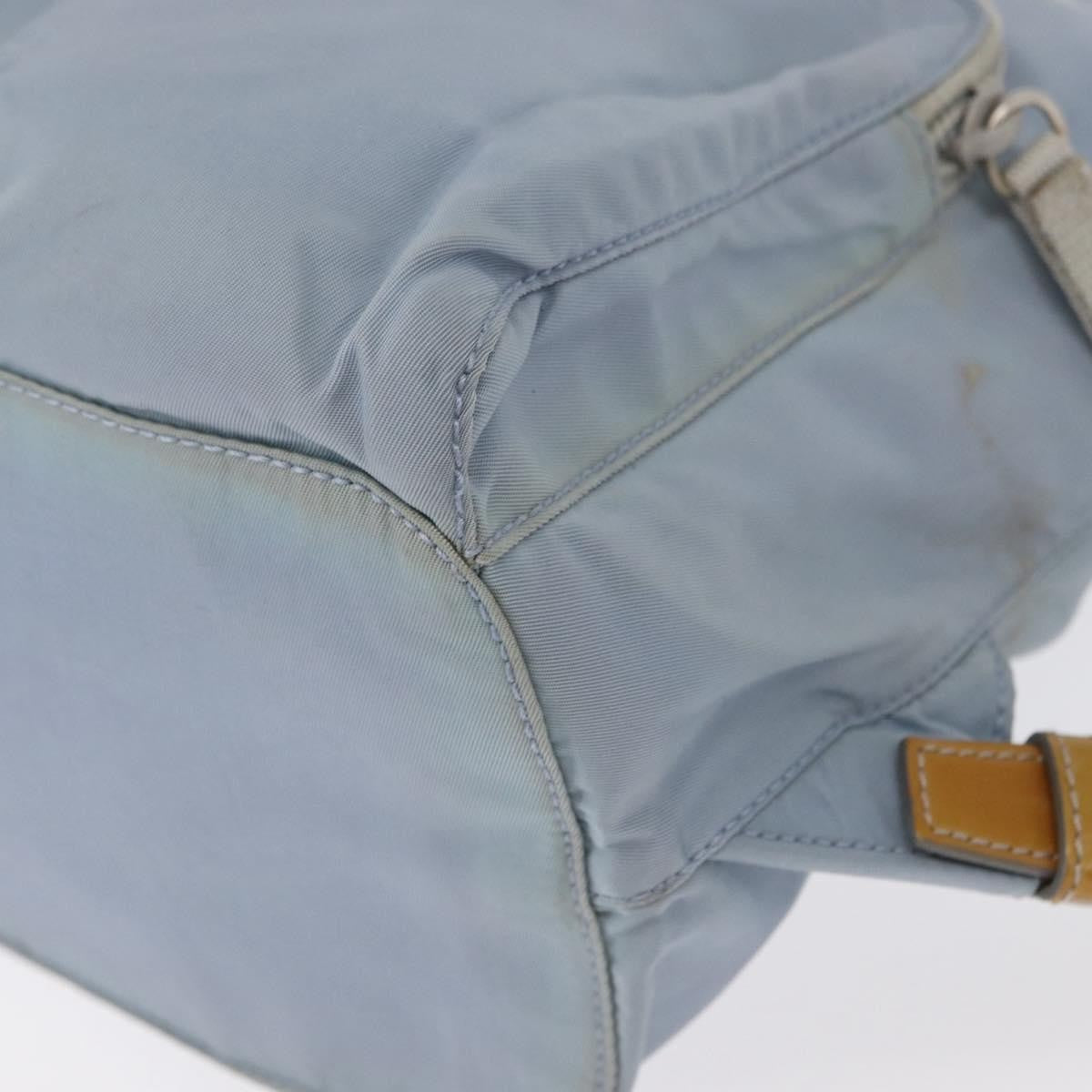 Prada Double Front Pocket Backpack Tessuto, BLUE, NYLON, Backpack