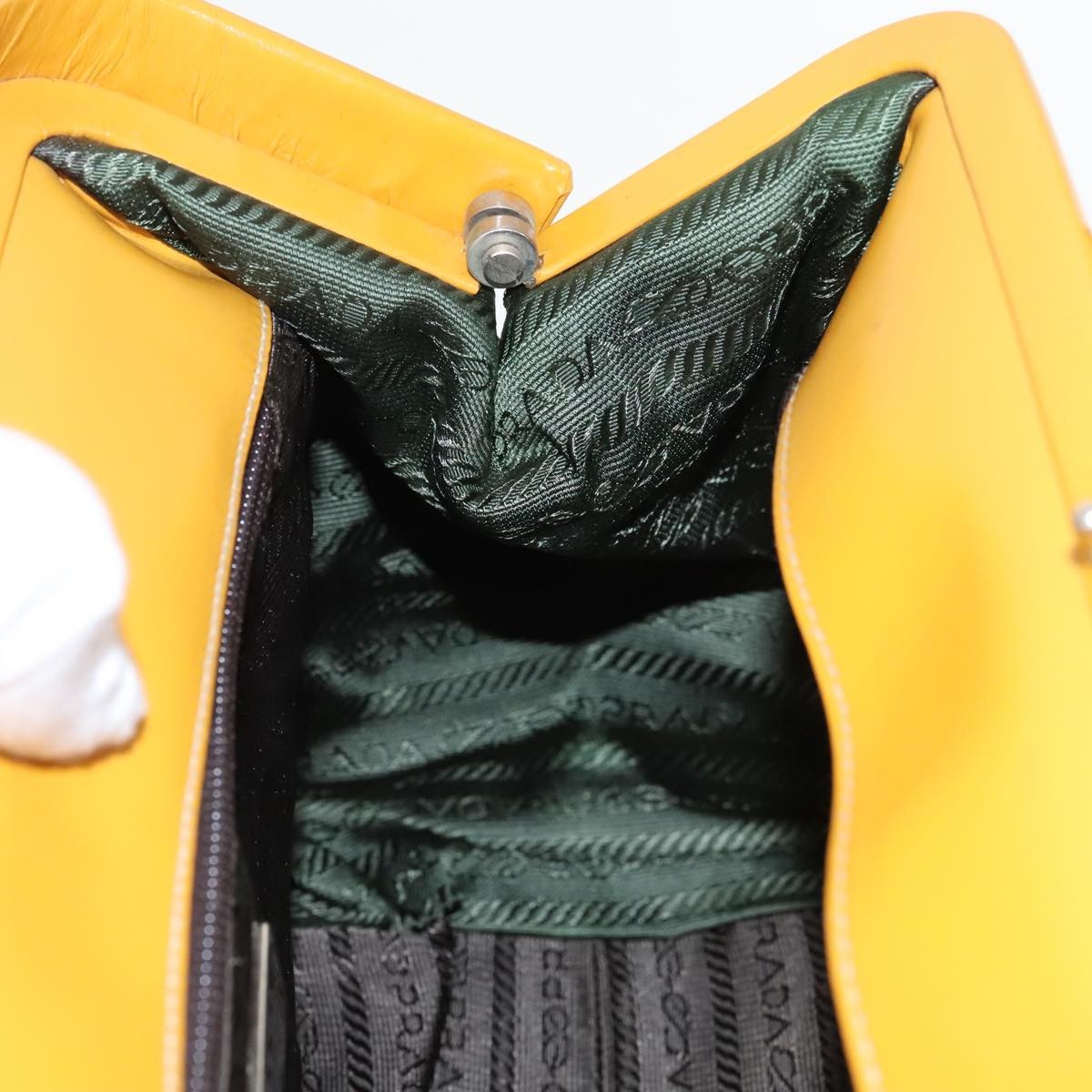 Prada Madras Cerniera Doctor Bag Canvas and Leather, BEIGE, CANVAS, Handbag