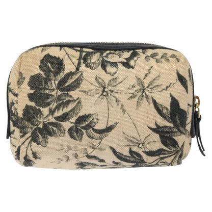 Gucci GG Marmont Pouch Coated Canvas, BEIGE, CANVAS, Clutche & pouche