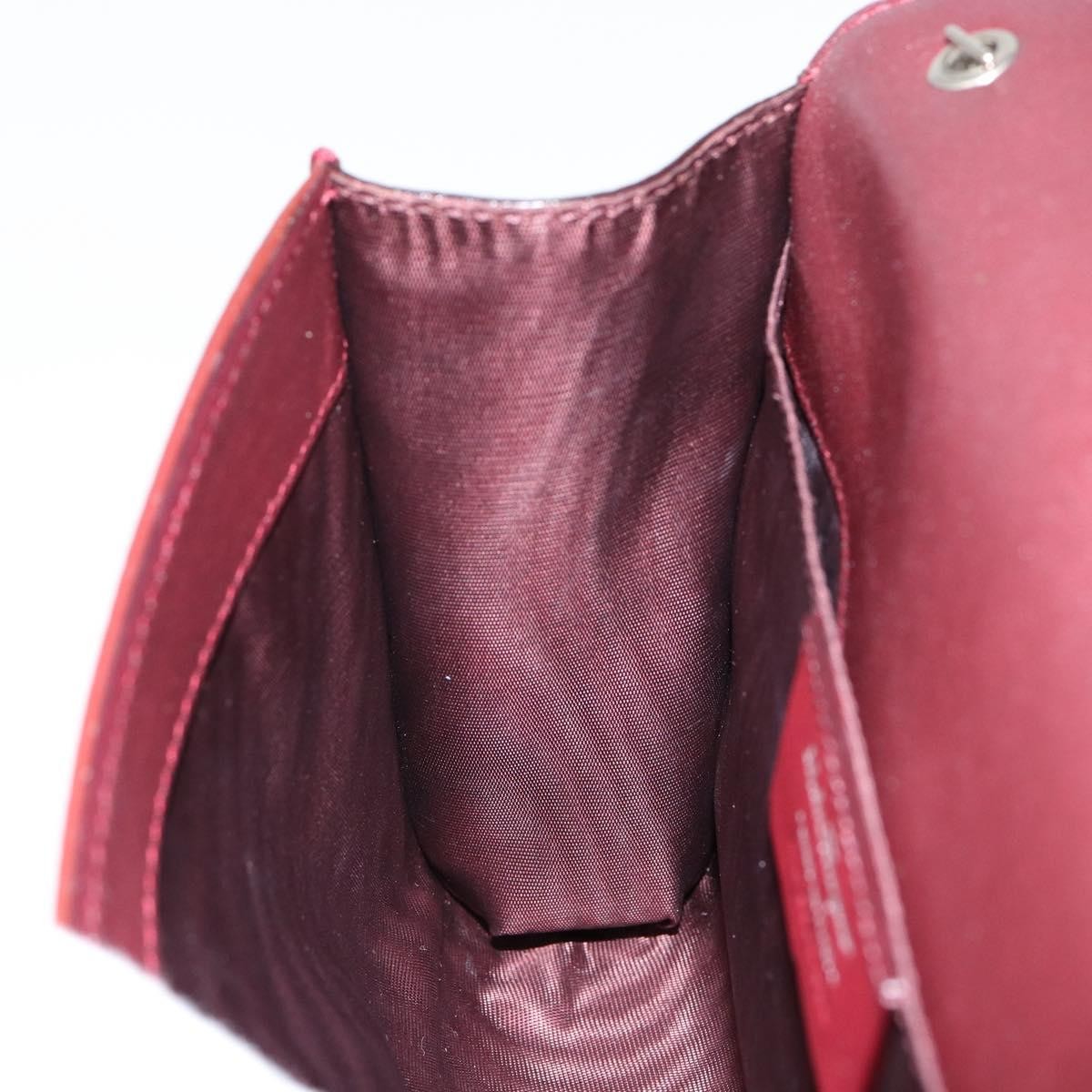 Salvatore Ferragamo Vala Chain Shoulder bag Patent leather, RED, PATENT_LEATHER, Shoulder bag