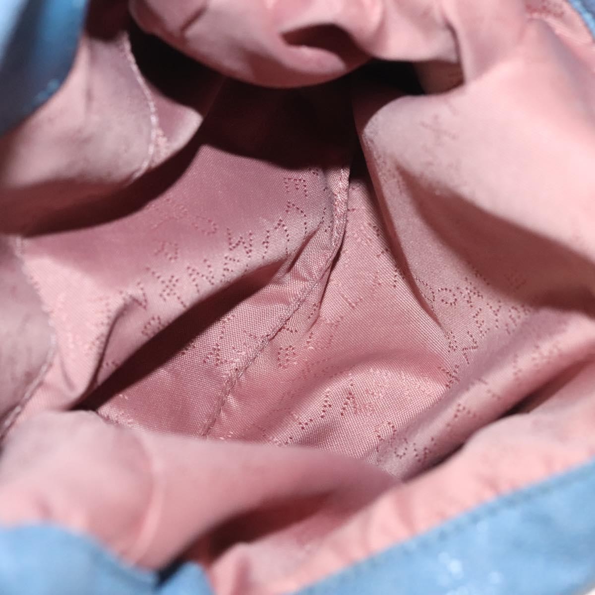 Stella McCartney Falabella Fold Over Crossbody Bag Suede, BLUE, SUEDE, Crossbody bag