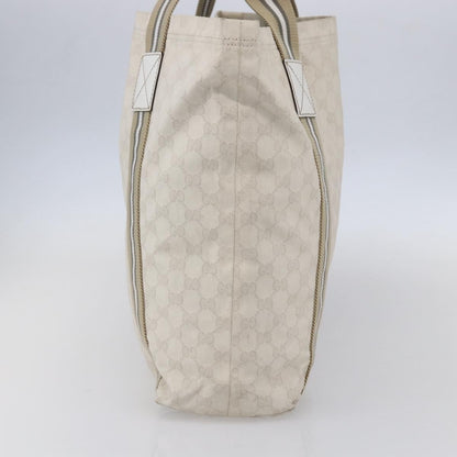 Gucci Original Web Tote GG Canvas, BEIGE, CANVAS, Tote bag