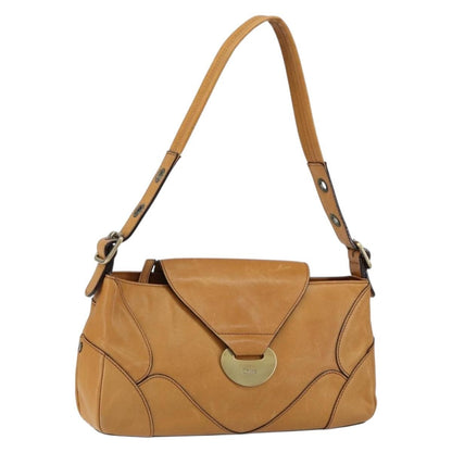 Chloe Vintage handbag Leather, BROWN, LEATHER, Shoulder bag