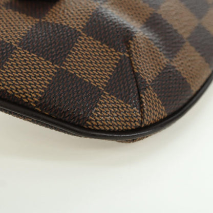 Louis Vuitton Manosque Pochette Damier, Brown, Canvas, Clutch