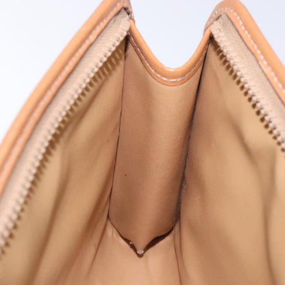 Celine Macadam Pochette Classic, BROWN, LEATHER, Clutche & pouche