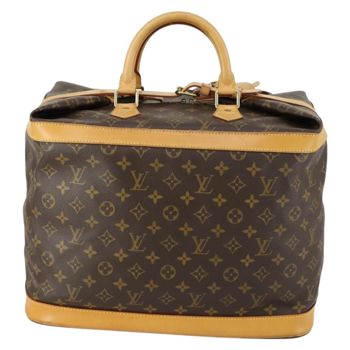 Louis Vuitton Cruiser Handbag Monogram Canvas, BROWN, CANVAS, Travel bag