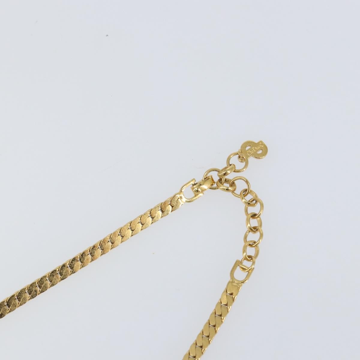Christian Dior CD Logo necklace Metal, GOLD, METAL, Necklace