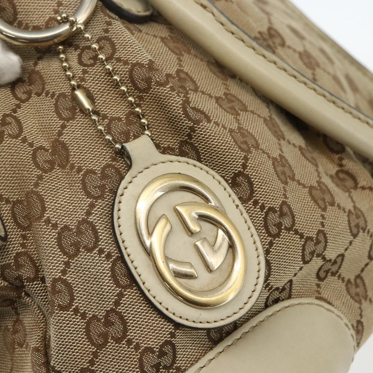Gucci Sukey Top Handle Satchel GG Coated Canvas, BEIGE, CANVAS, Handbag