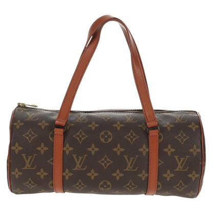Louis Vuitton Papillon Handbag Monogram Canvas, BROWN, CANVAS, Handbag